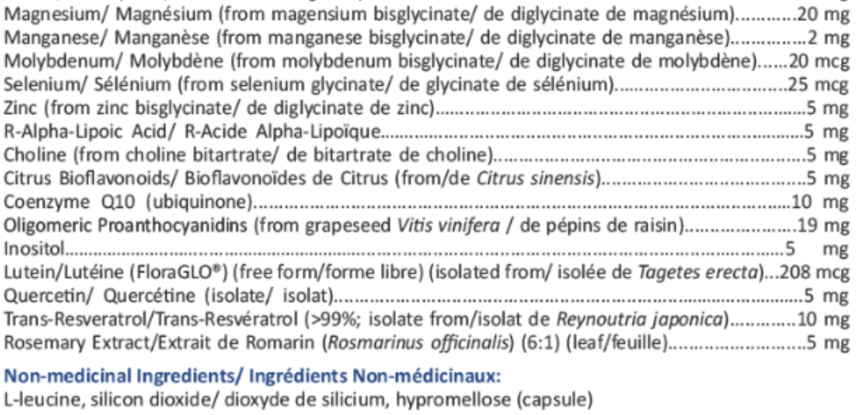 Bio-Active Multiplex (Multi-vitamines avec vitamines B actives)