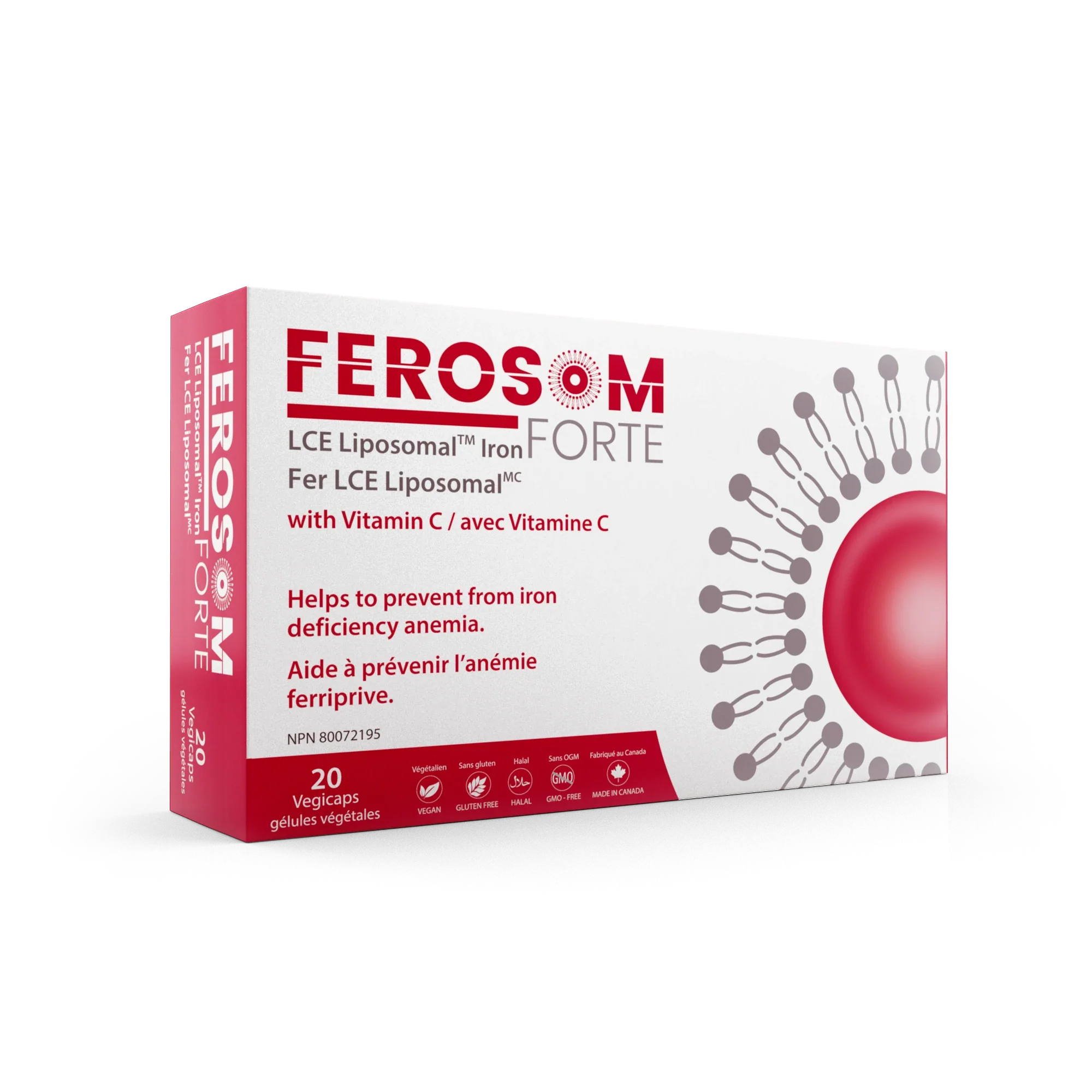 Ferosom Forte LCE Liposomal Iron Supplement