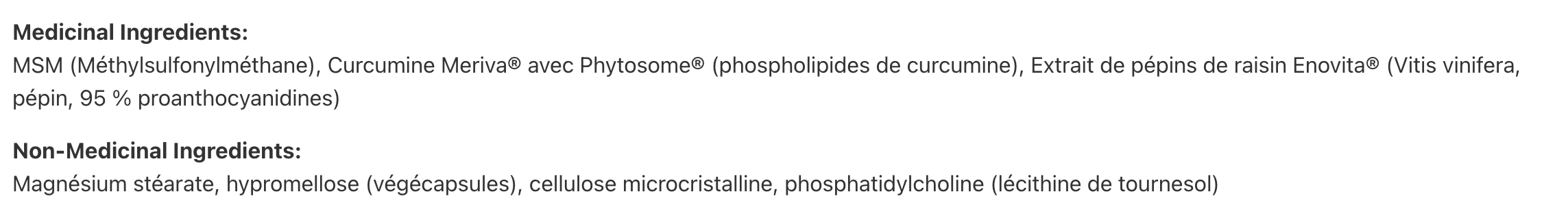 Curcumine Plus végécaps (Extrait 5:1)