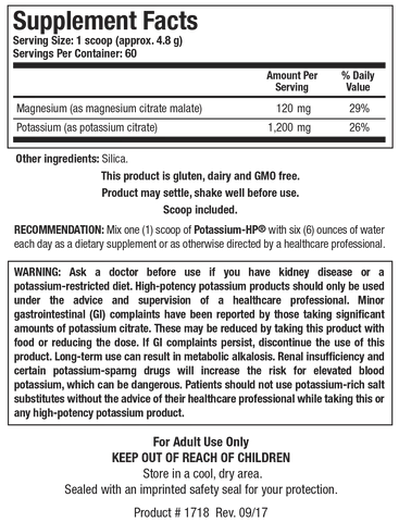 Potassium-HP (high potency w/mg)