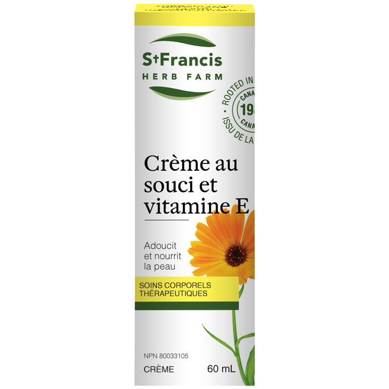 Crème au souci et vitamine E