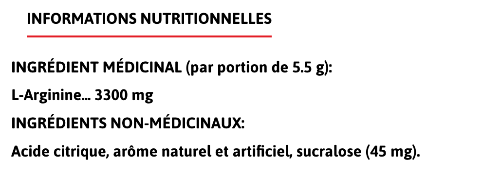 Pure Arginine