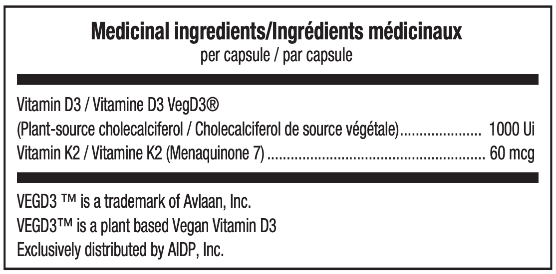 Vitamine D3K2