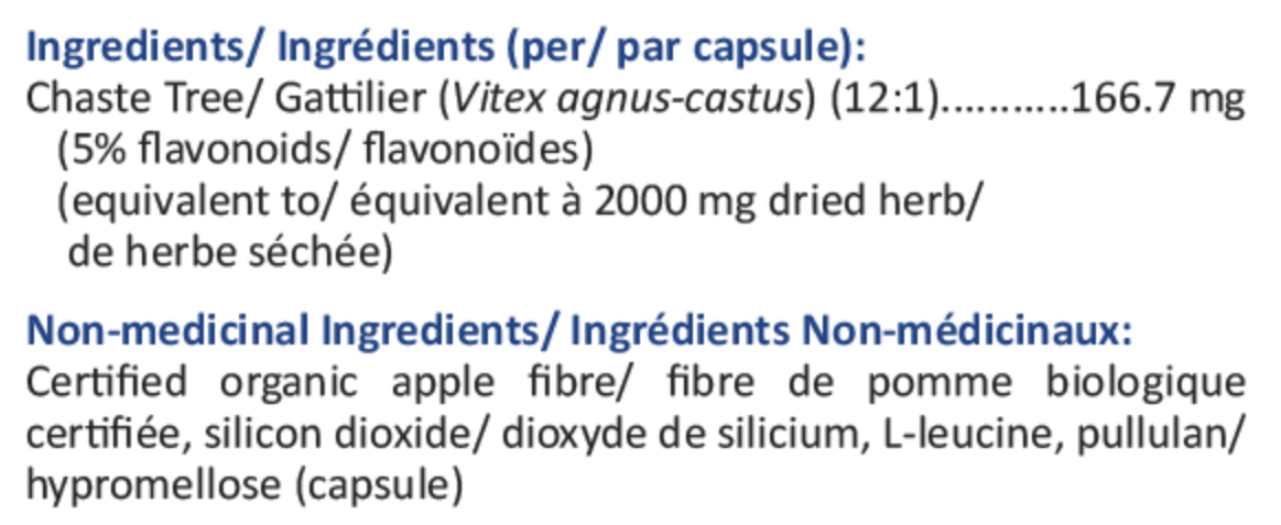 Vitex 2000 (Soutien à la progestérone à base de plantes)